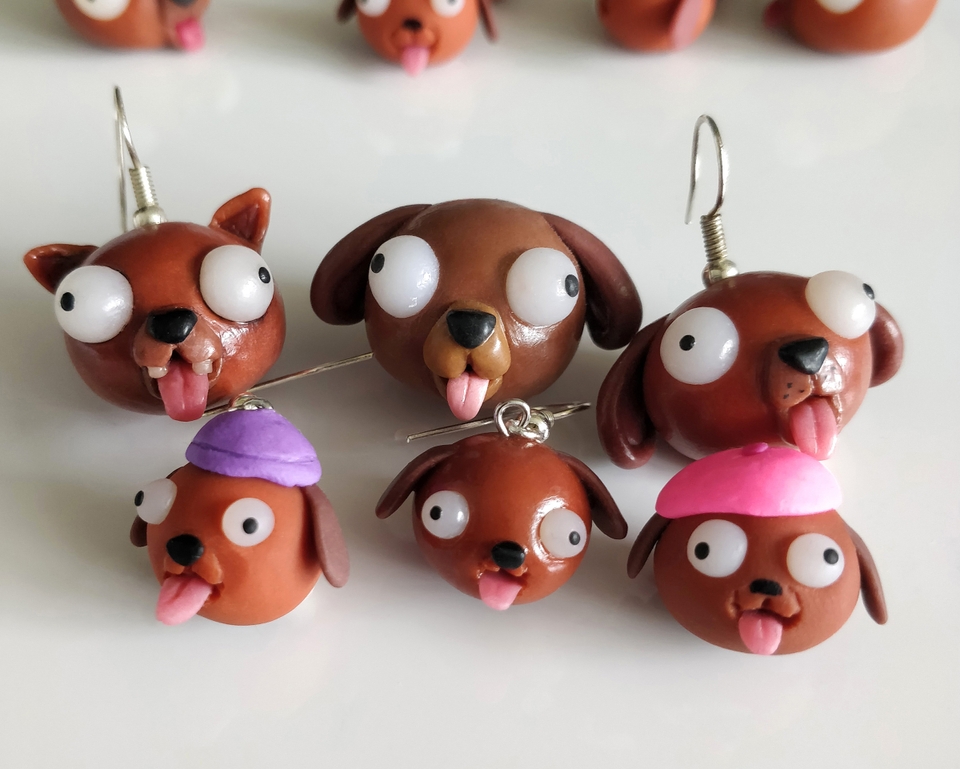 Dog earring prototypes